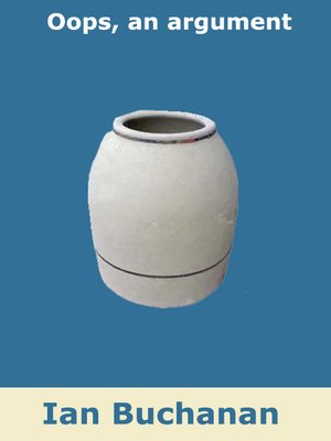 cover image of Oops, an argument